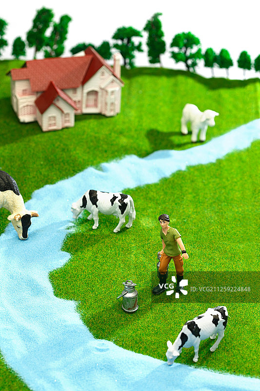 奶牛牧场图片素材