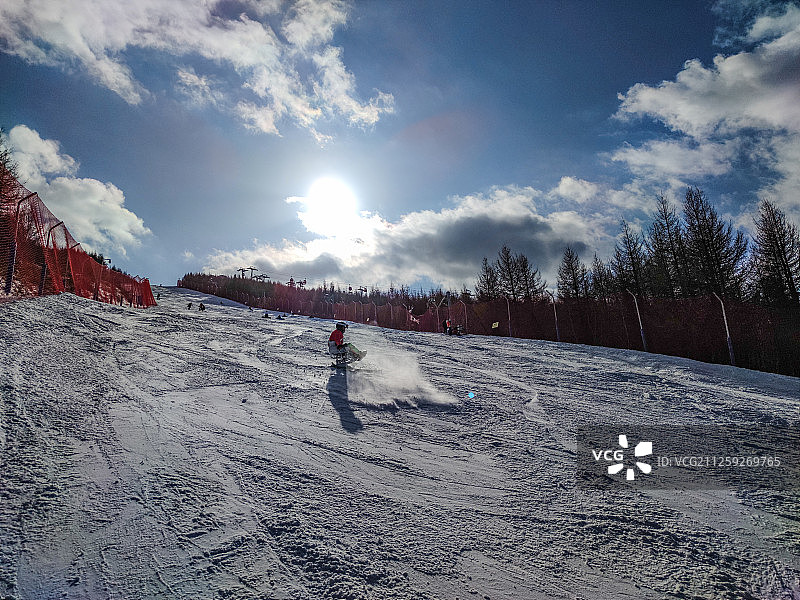 崇礼滑雪图片素材