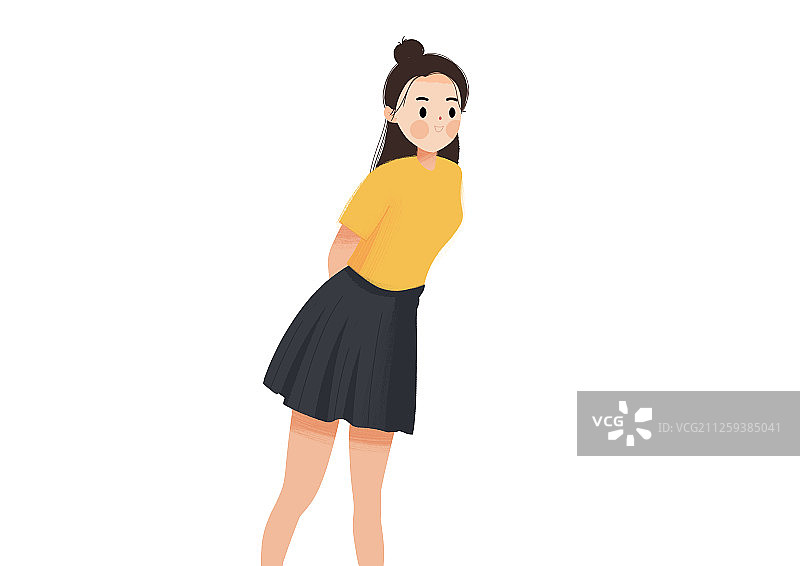 休闲女孩素材图片素材