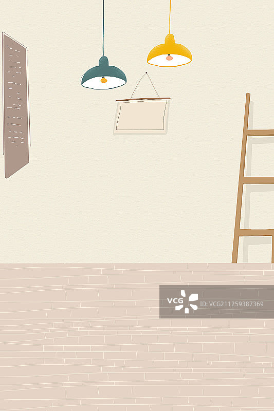 空白的房间图片素材