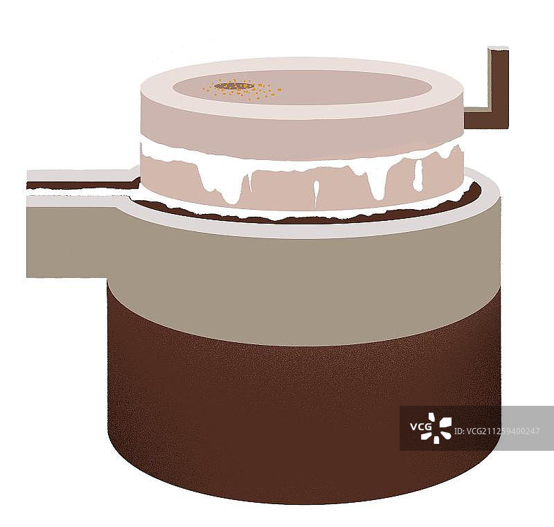 2020传统年俗腊月二十五推磨做豆腐图片素材