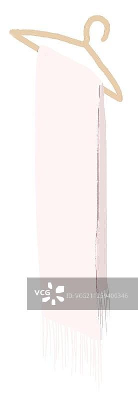 衣架上挂着的围巾图片素材