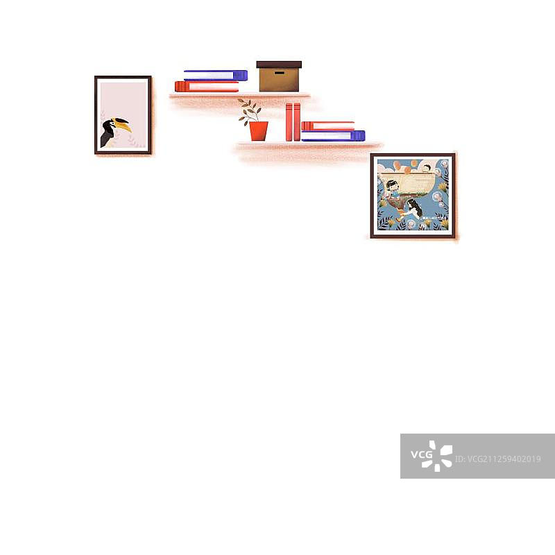 上班族的工作台图片素材