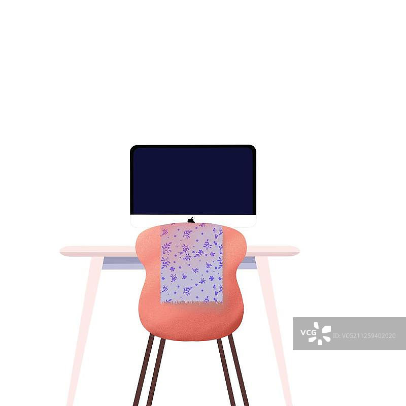 上班族的工作台图片素材