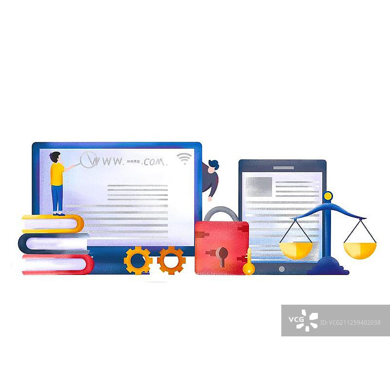 上班族的工作台图片素材