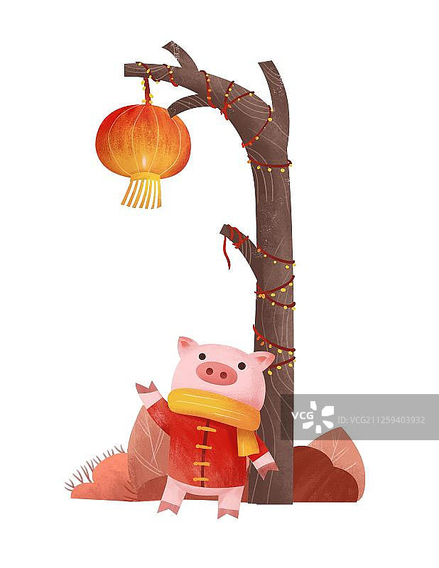 新年插画12图片素材