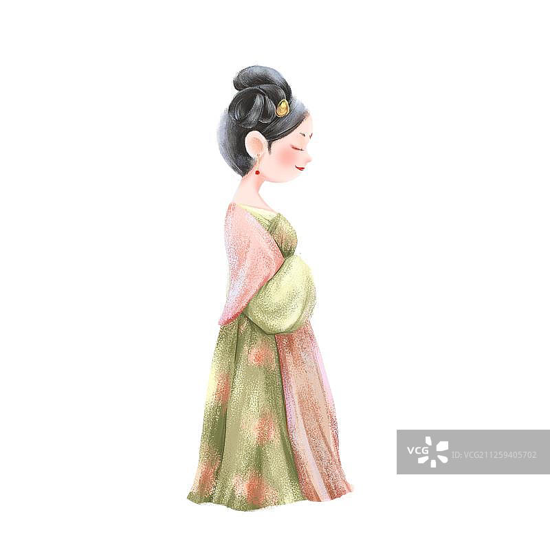 唐朝仕女图片素材