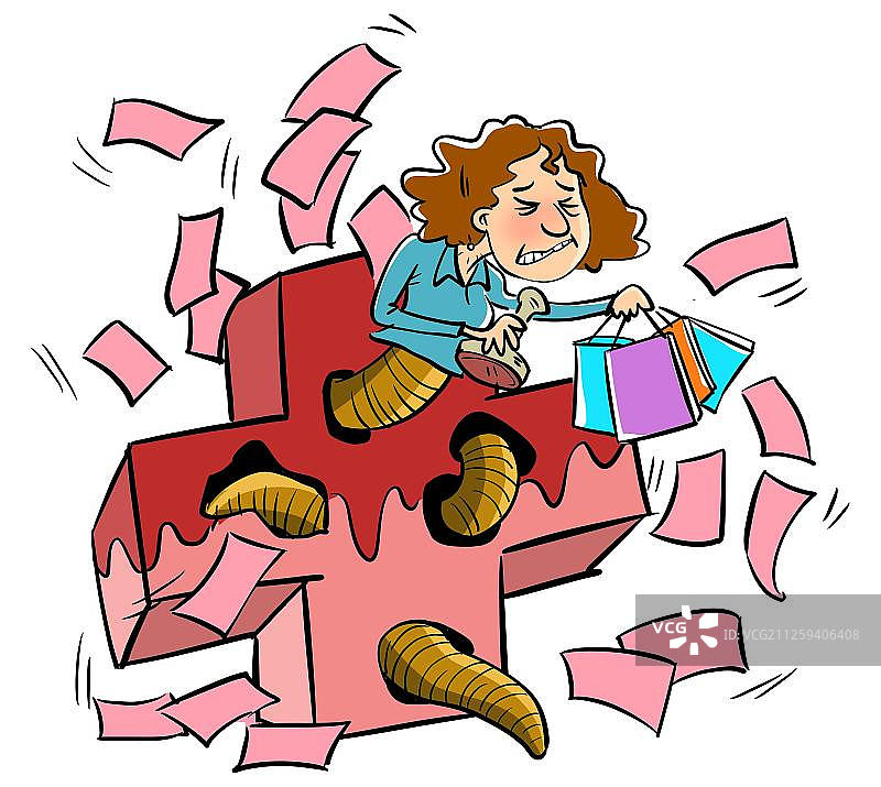 红十字上的蛀虫图片素材