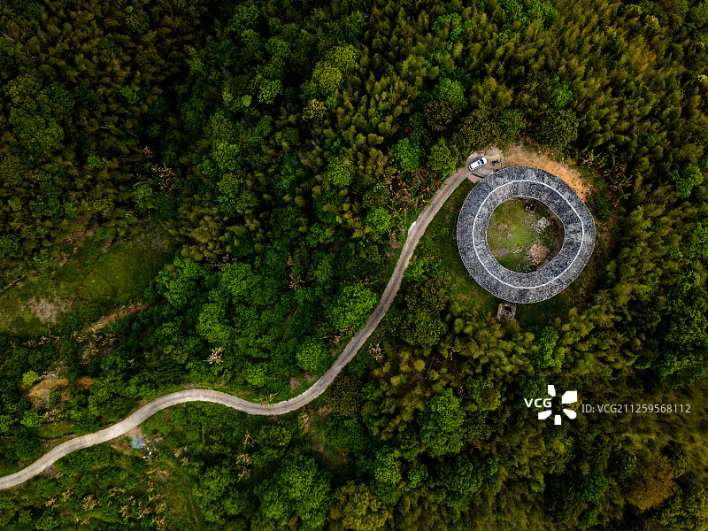 福建永定土楼图片素材