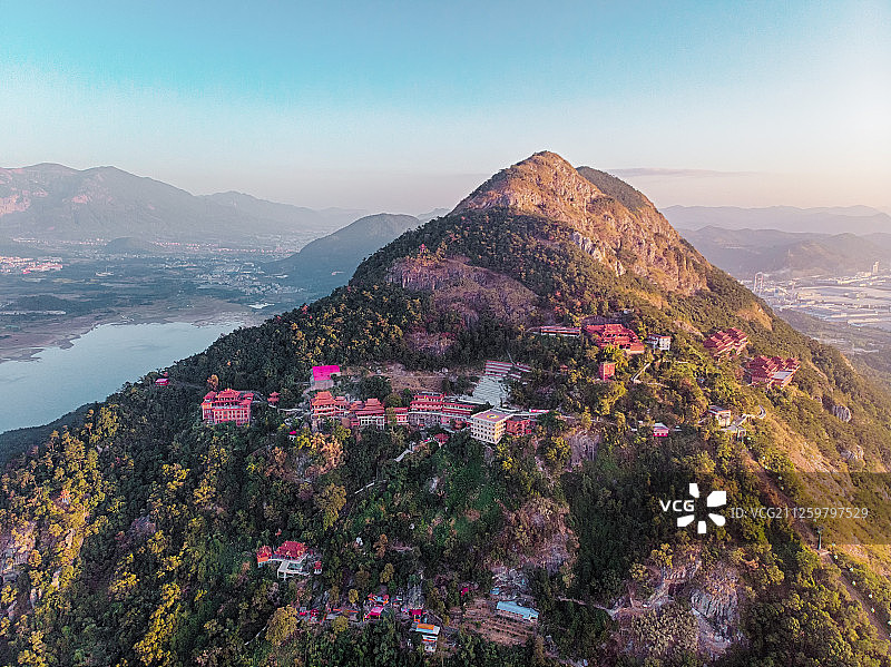 石竹山日出图片素材