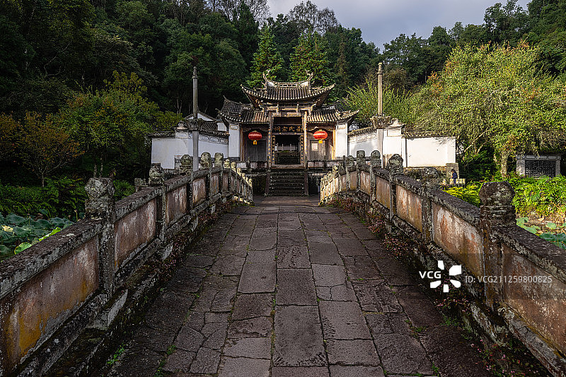 云南腾冲和顺古镇-刘氏宗祠图片素材