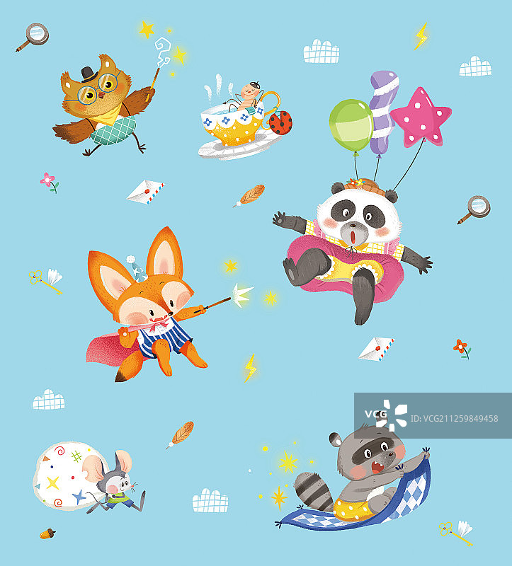 魔法动物图片素材