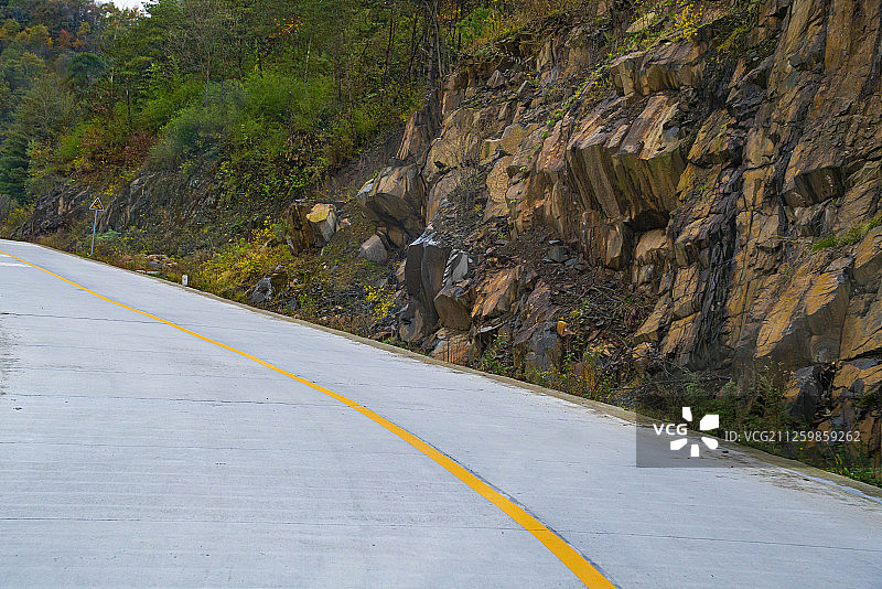 道路秋景图片素材