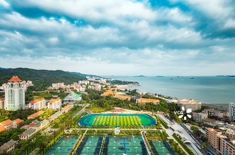 厦门大学建筑风光图片素材