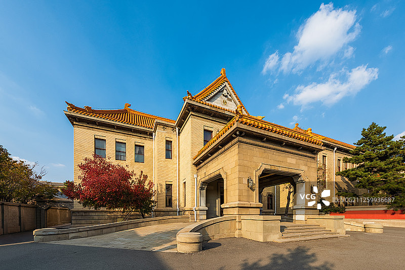 亚洲中国吉林省长春市伪满皇宫博物院同德殿外景图片素材