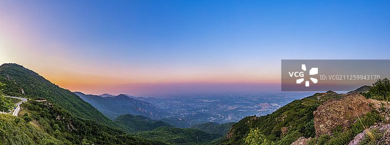 妙峰山北京全景图片素材