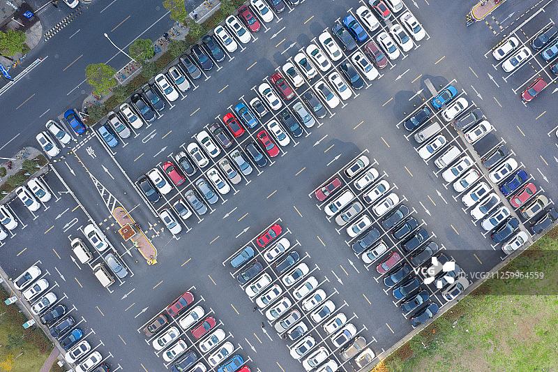 城市停车场图片素材