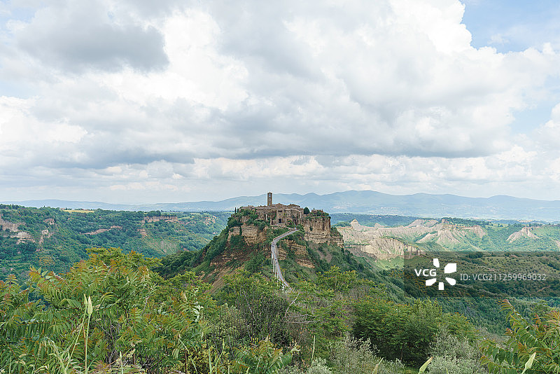 意大利白露里治奥古城全景图片素材