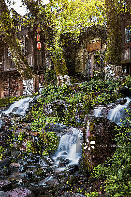 四川眉山柳江古镇图片素材