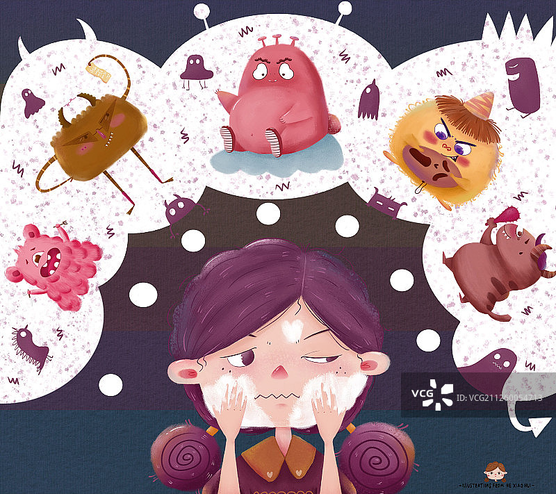 心中的小恶魔图片素材