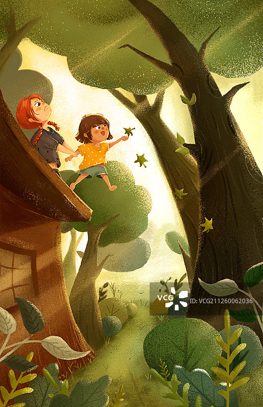 夏日丛林探险图片素材