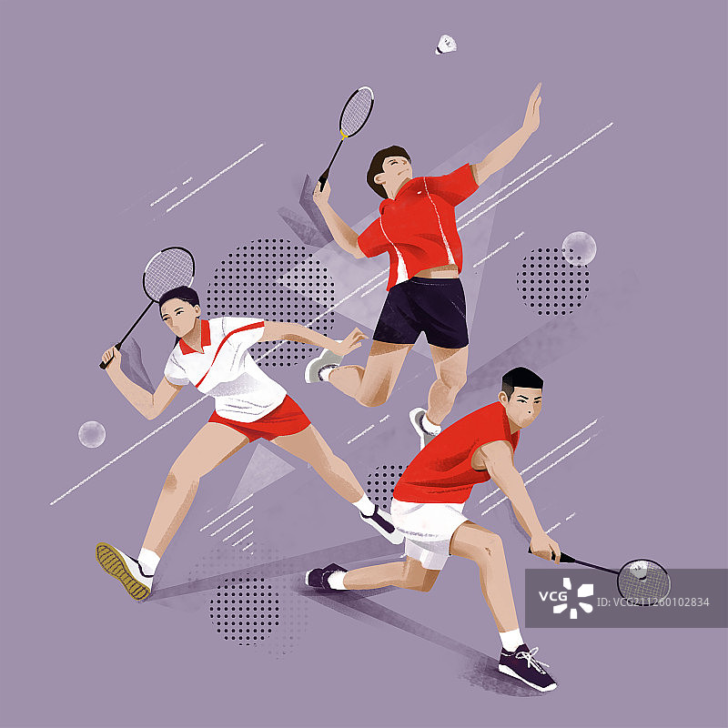 羽毛球图片素材