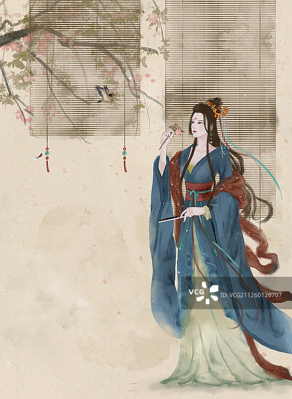 古风插画图片素材