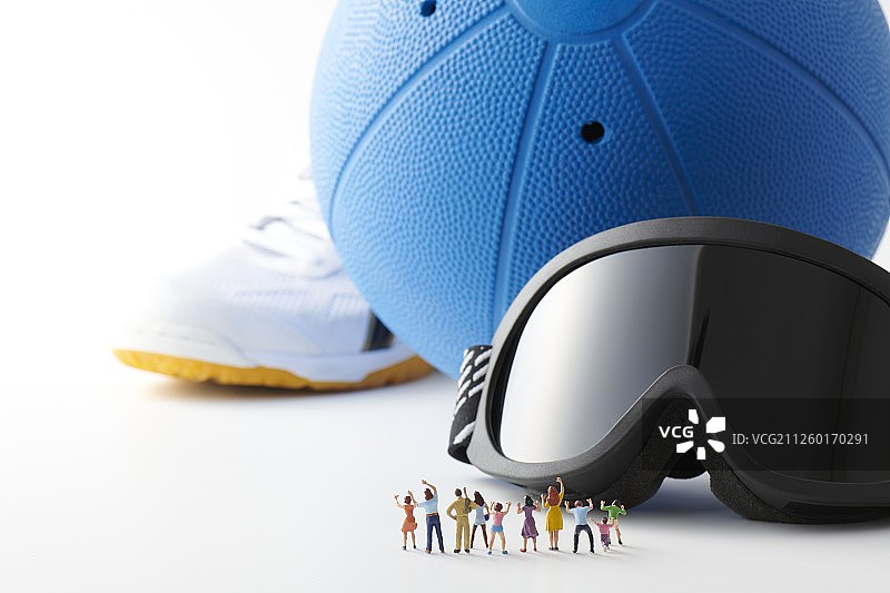 盲人门球图片素材