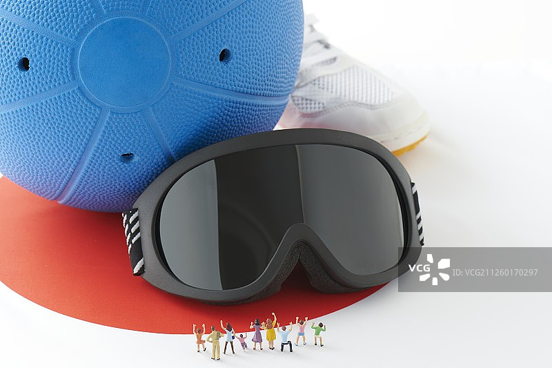 盲人门球图片素材