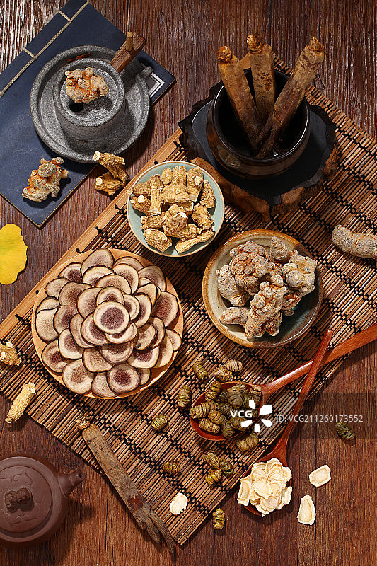 滋补中药图片素材