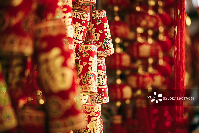 春节挂件布置图片素材