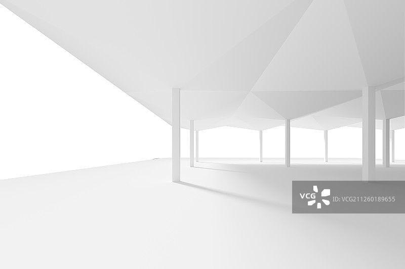 低面简洁天花板的大厅带钢笔路径图片素材