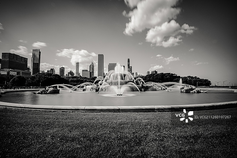 白金汉喷泉图片素材