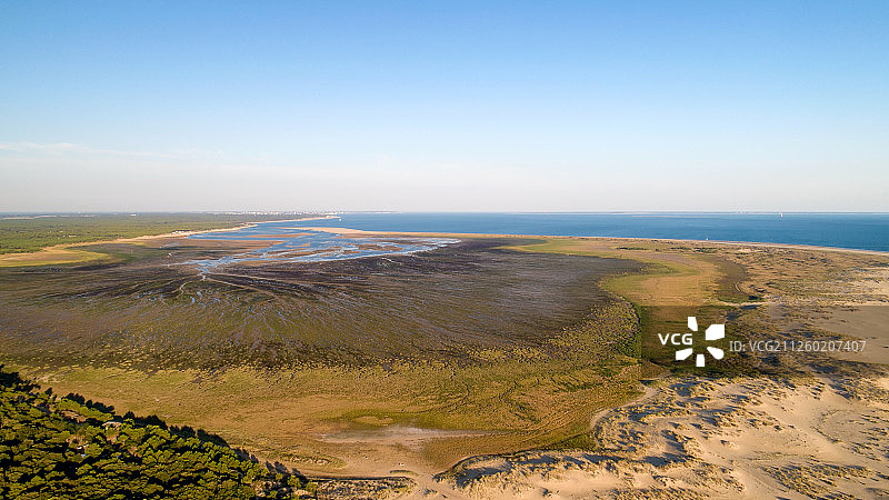 拉帕尔米尔博纳安斯海湾航拍图片素材