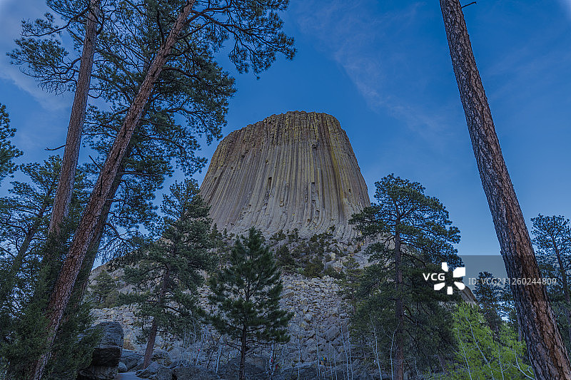日落时分的魔鬼图片素材