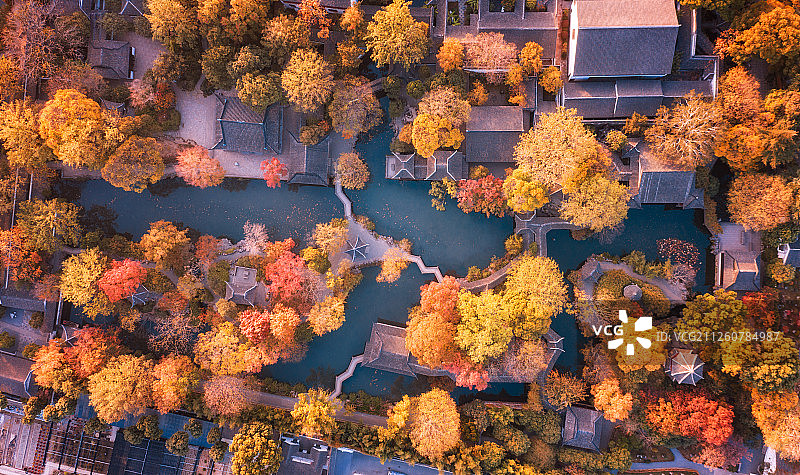 拙政园之秋图片素材