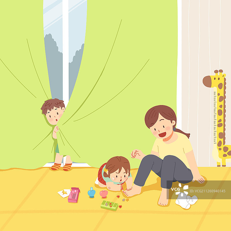 教育、儿童、儿童节、爱、家庭、家庭月图片素材