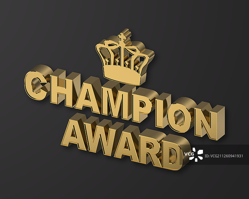 2019年金色奖杯3D图形图片素材
