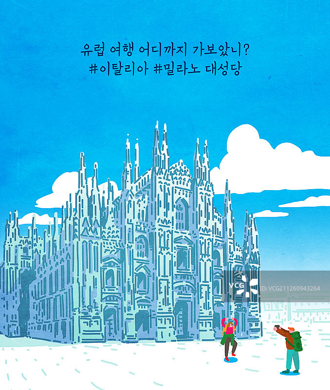 旅行：意大利米兰大教堂图片素材