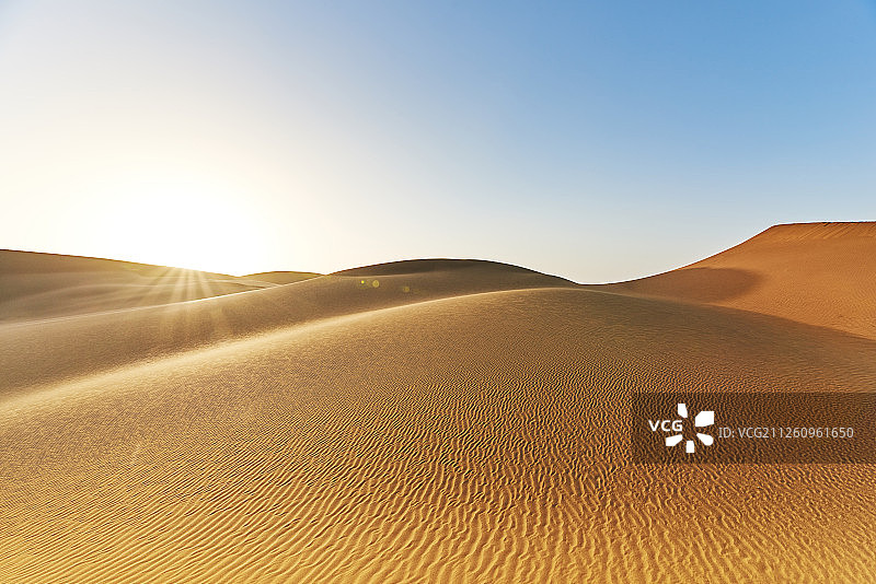 新疆库木塔格沙漠图片素材