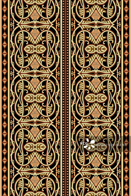 抽象的民族风花纹图案图片素材