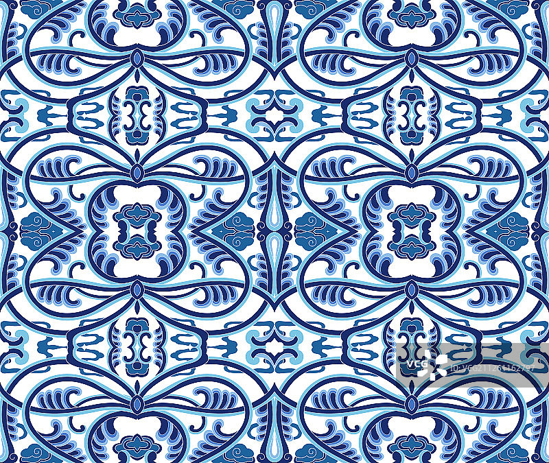 抽象的民族风花纹图案图片素材