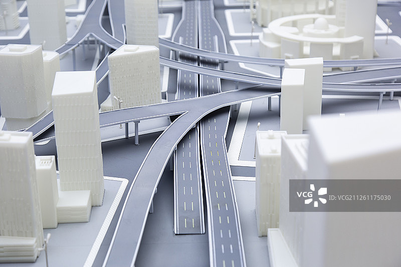 微型城市模具沙盘图片素材