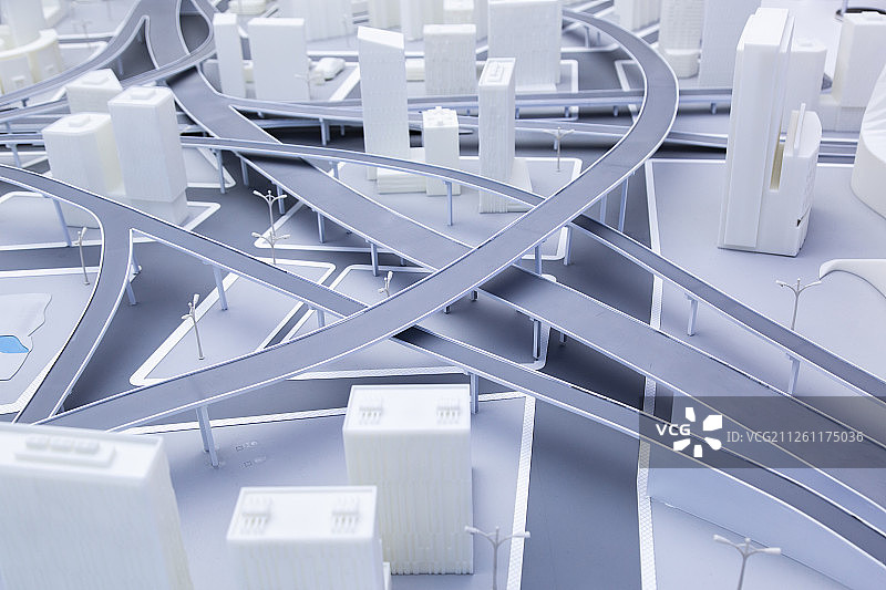 微型城市模具沙盘图片素材