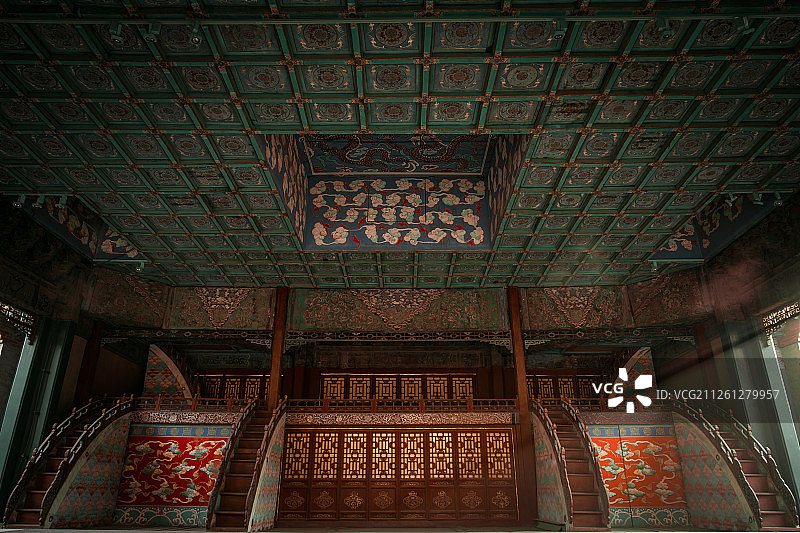 故宫博物院畅音阁大戏楼戏台图片素材
