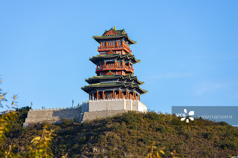 北京定都阁图片素材