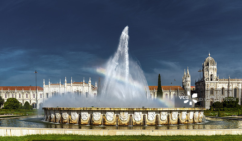 里斯本热罗尼莫斯修道院风光图片素材