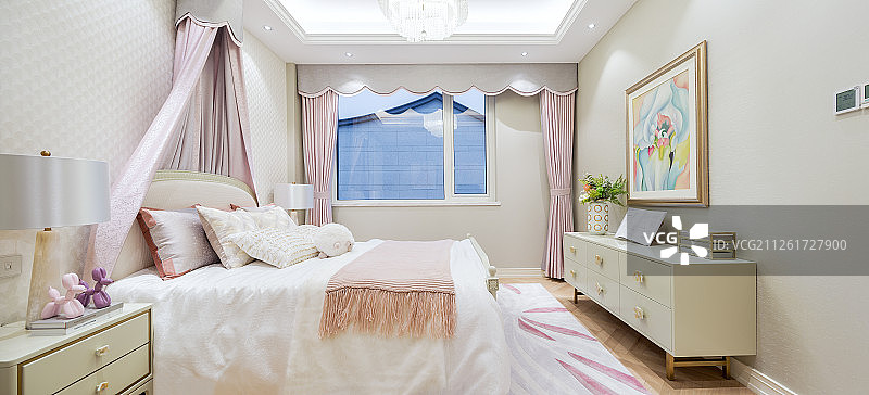 现代住宅卧室图片素材