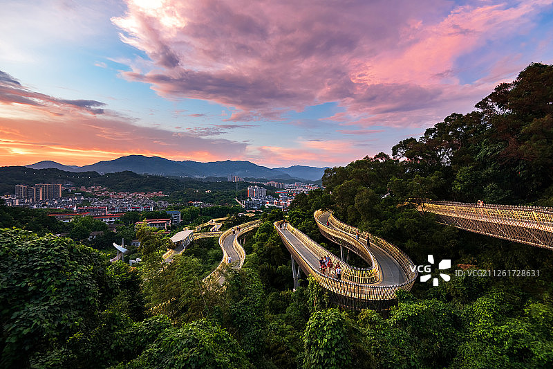 福州城市森林步道--福道图片素材
