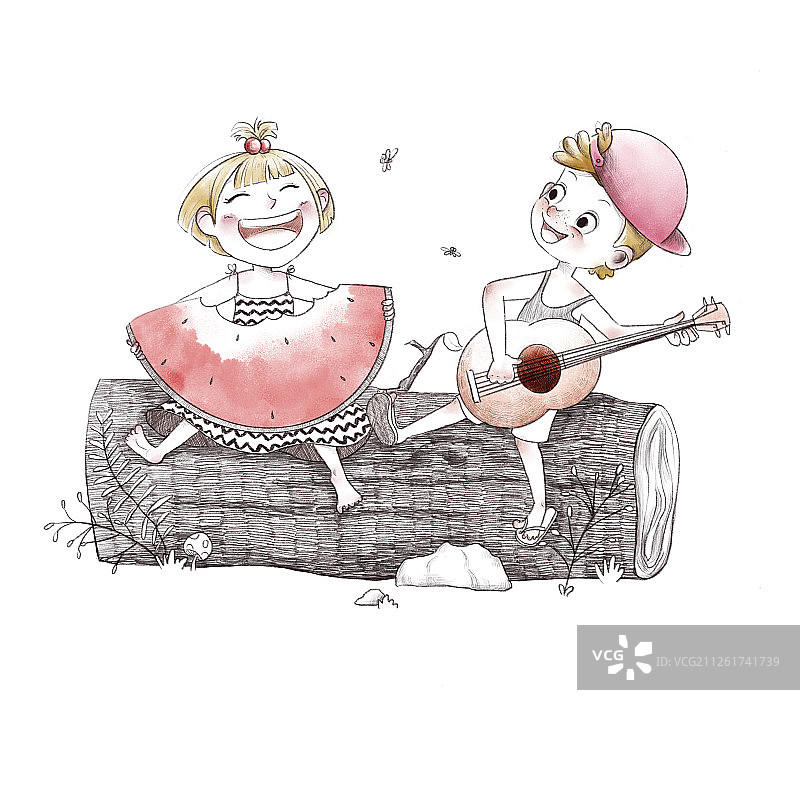 清新夏日图片素材